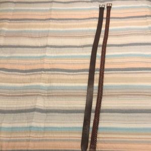 Vineyard Vines Leather Belts (2 included)